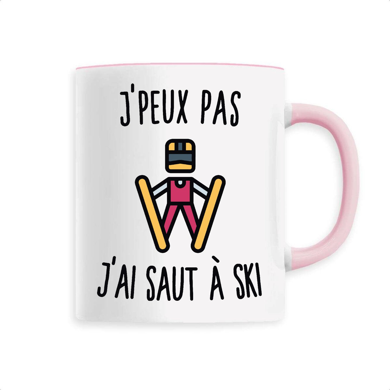 Mug J'peux pas j'ai saut à ski 