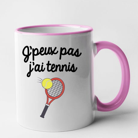 Mug J'peux pas j'ai tennis Rose