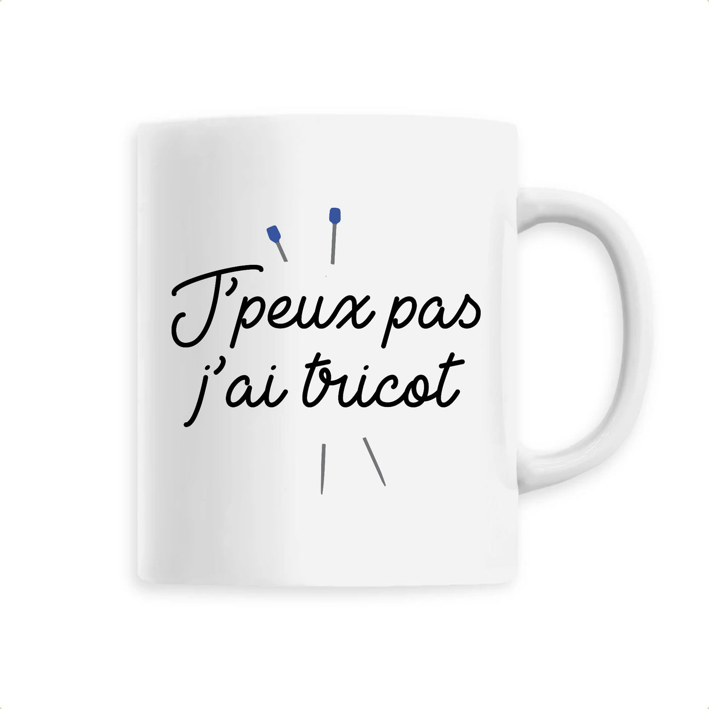 Mug J'peux pas j'ai tricot 