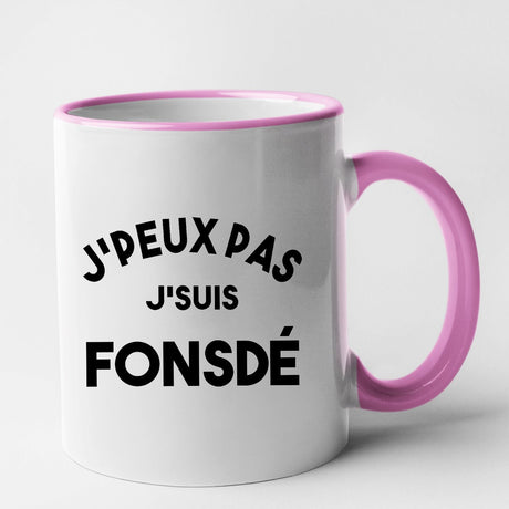 Mug J'peux pas j'suis fonsdé Rose