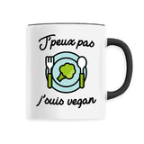Mug J'peux pas j'suis vegan 