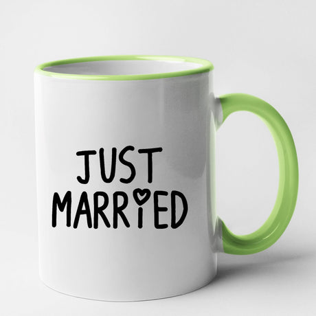 Mug Just married Vert
