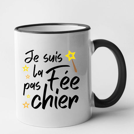 Mug La fée pas chier Noir