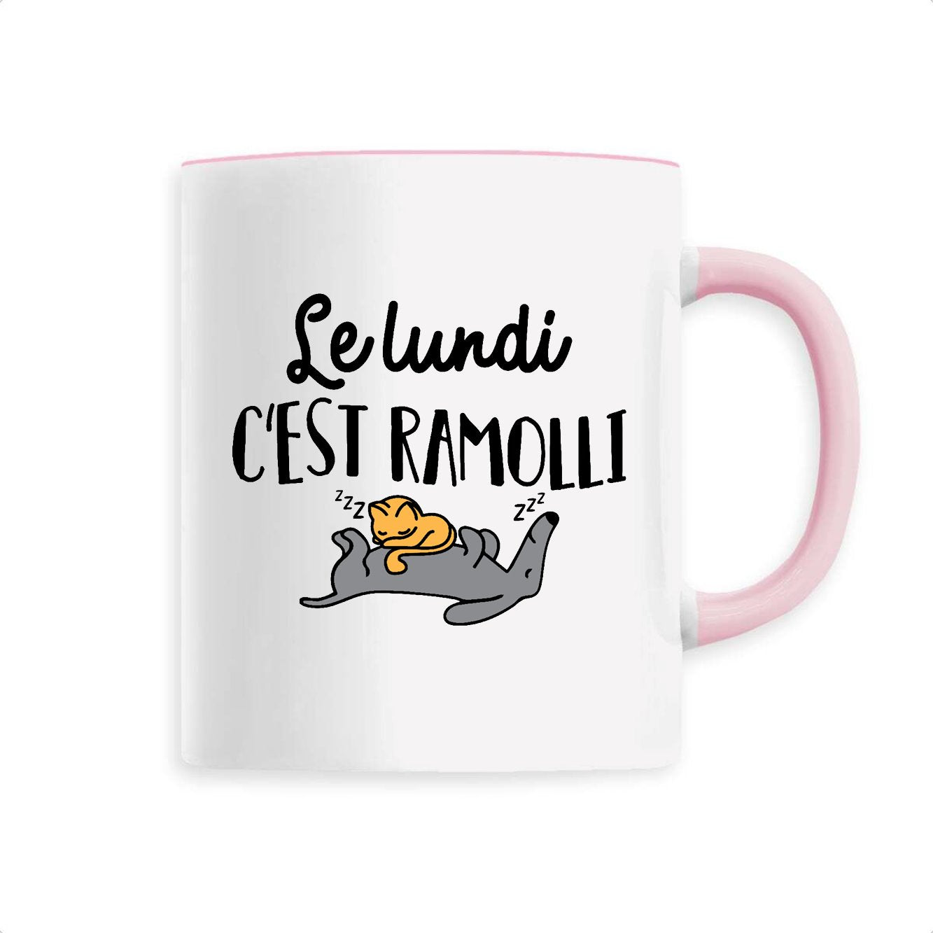 Mug Le lundi c'est ramolli 