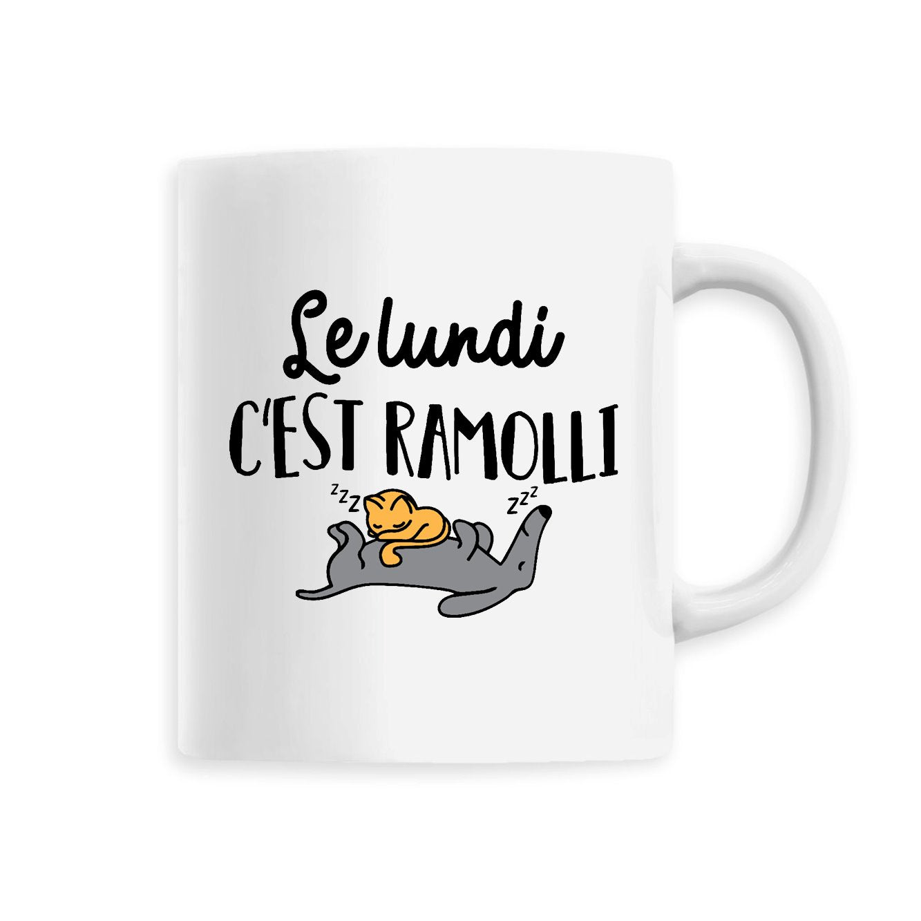 Mug Le lundi c'est ramolli 