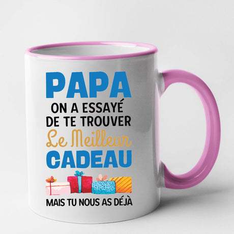 Mug Le meilleur cadeau pour papa Rose