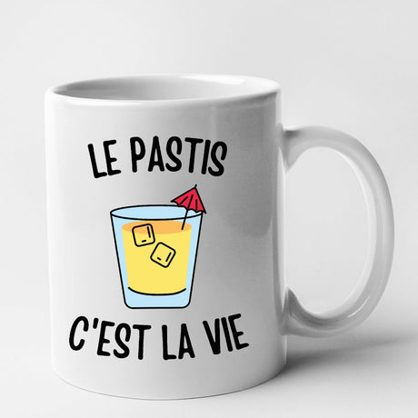 Mug Le pastis c'est la vie Blanc