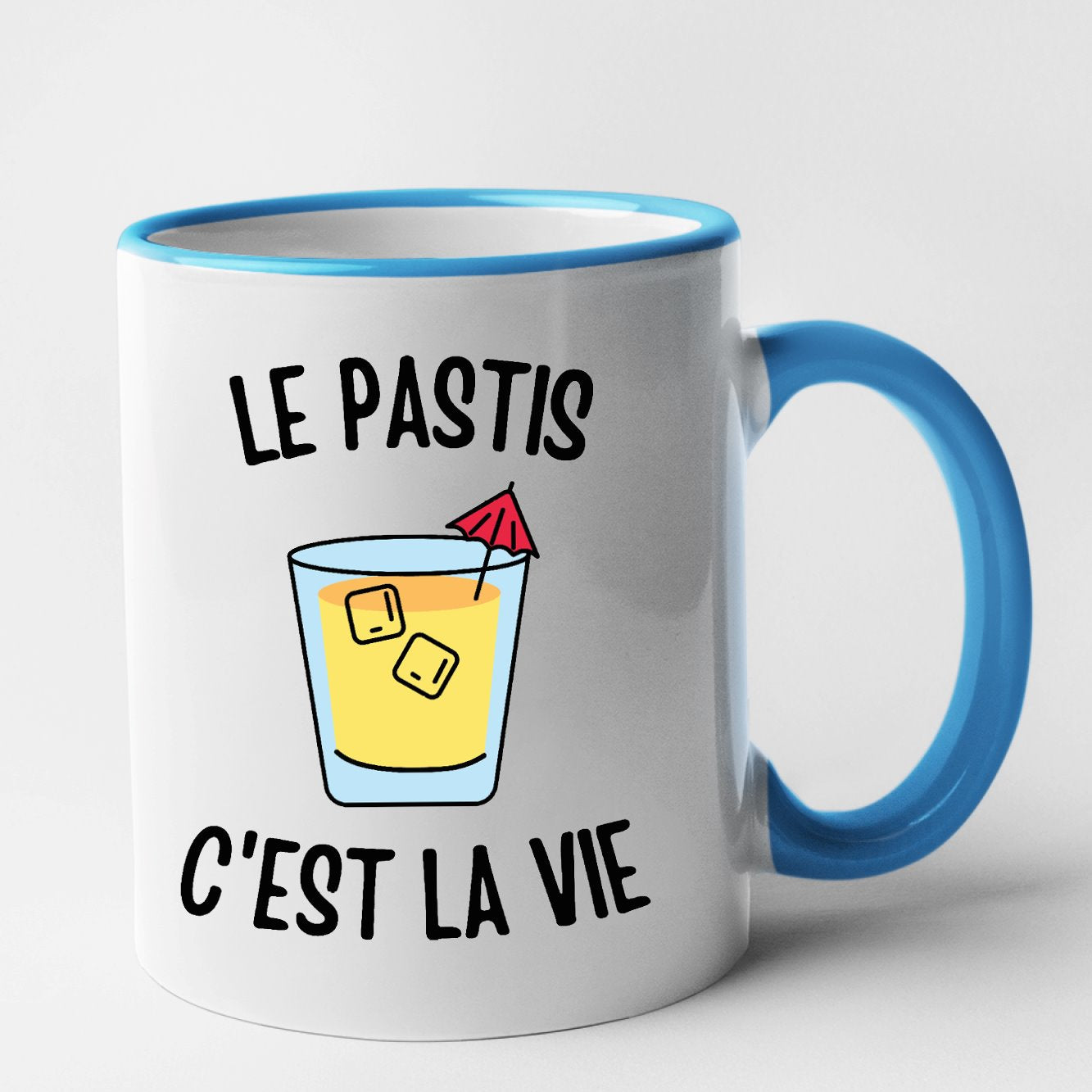 Mug Le pastis c'est la vie Bleu