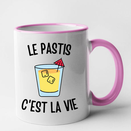 Mug Le pastis c'est la vie Rose