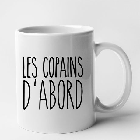 Mug Les copains d'abord Blanc