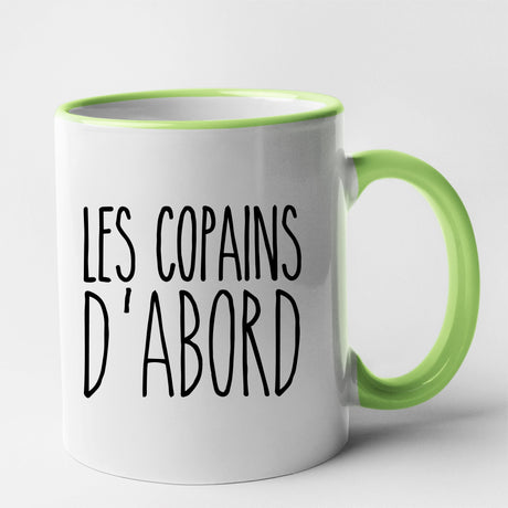 Mug Les copains d'abord Vert