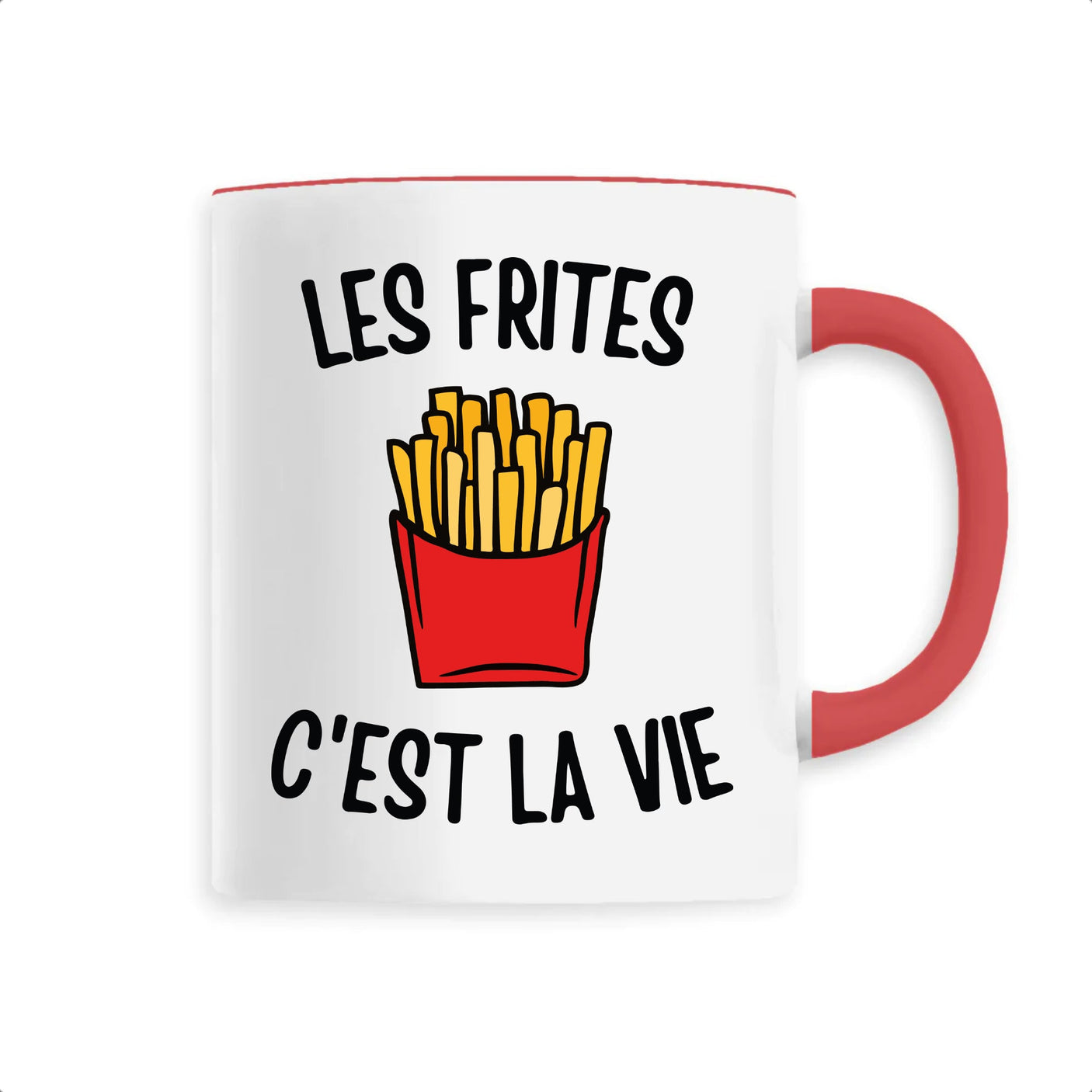Mug Les frites c'est la vie 