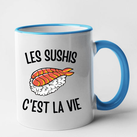 Mug Les sushis c'est la vie Bleu