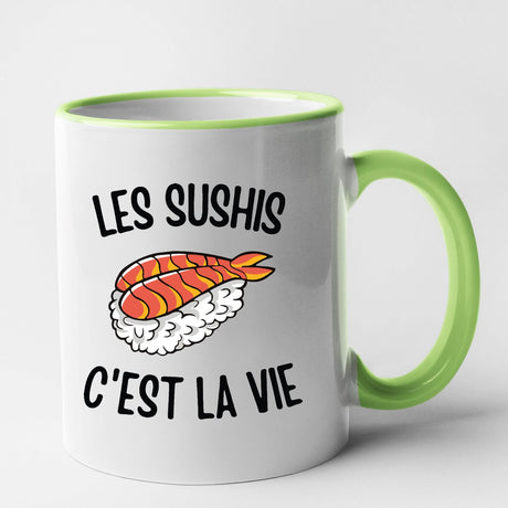 Mug Les sushis c'est la vie Vert
