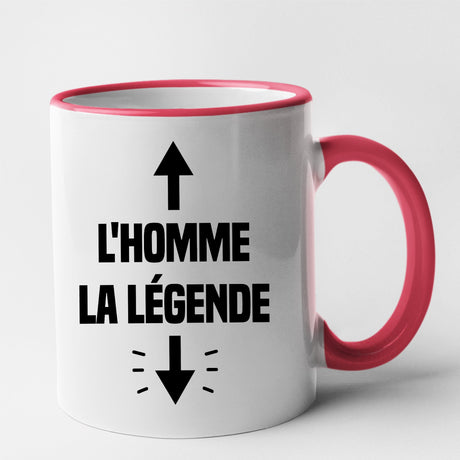 Mug L'homme la légende Rouge