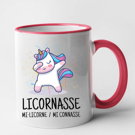 Mug Licornasse Rouge