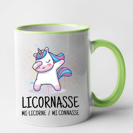 Mug Licornasse Vert