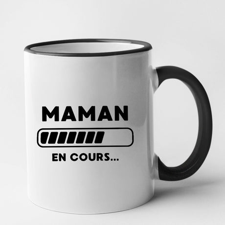 Mug Maman en cours Noir