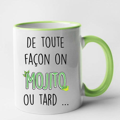 Mug Mojito ou tard Vert