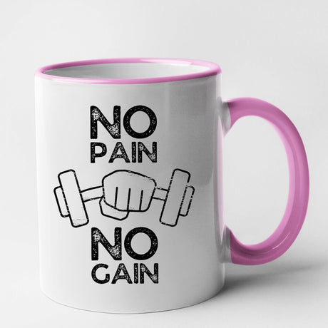 Mug No pain no gain Rose