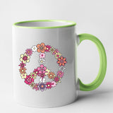 Mug Peace and Love Vert