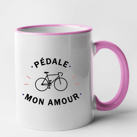 Mug Pédale mon amour Rose