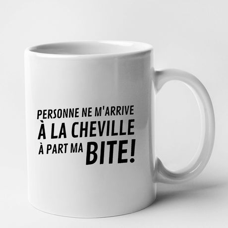 Mug Personne ne m'arrive à la cheville Blanc