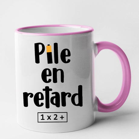 Mug Pile en retard Rose