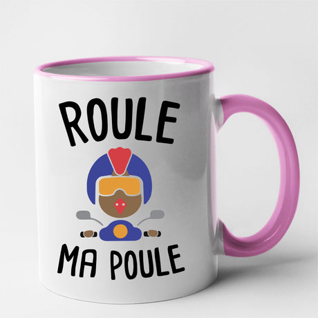 Mug Roule ma poule Rose