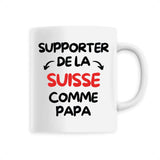 Mug Supporter de la Suisse comme papa 