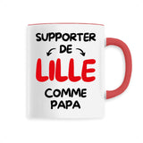 Mug Supporter de Lille comme papa 