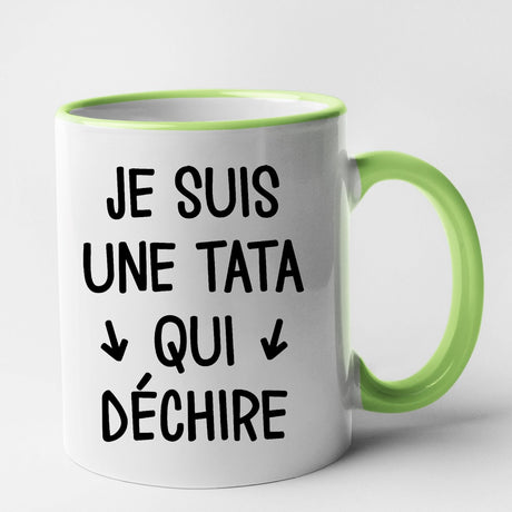 Mug Tata qui déchire Vert