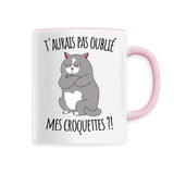 Mug T'aurais pas oublié mes croquettes ? 