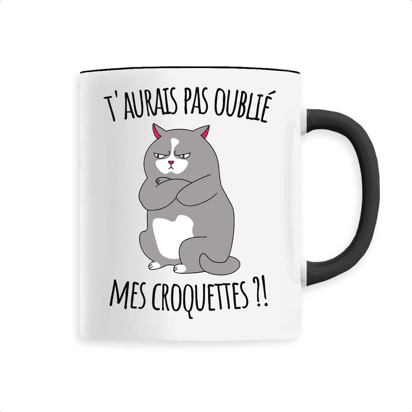 Mug T'aurais pas oublié mes croquettes ? 
