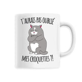 Mug T'aurais pas oublié mes croquettes ? 