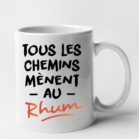 Mug Tous les chemins mènent au Rhum Blanc