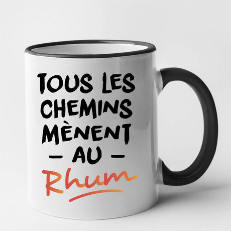 Mug Tous les chemins mènent au Rhum Noir