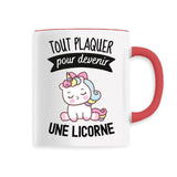 Mug Tout plaquer pour devenir une licorne 