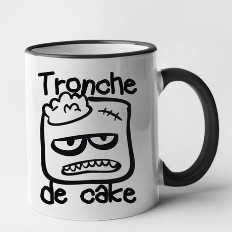 Mug Tronche de cake Noir