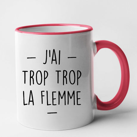 Mug Trop la flemme Rouge