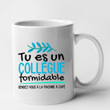 Mug Tu es un collègue formidable Blanc