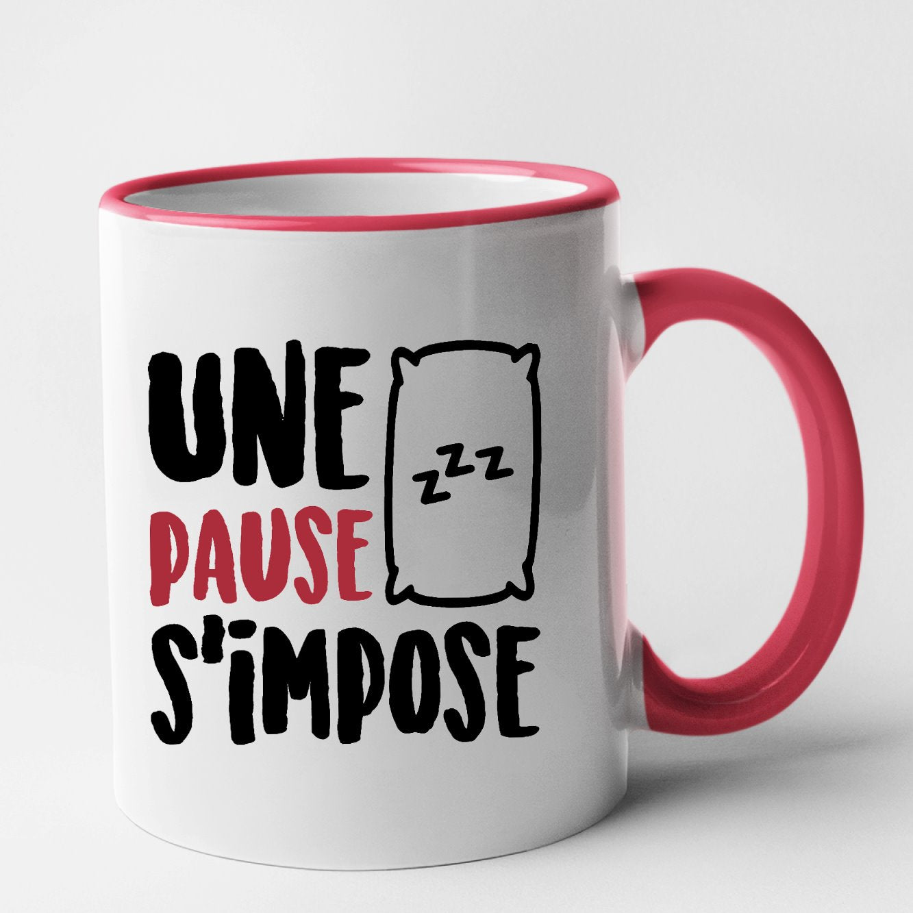 Mug Une pause s'impose Rouge