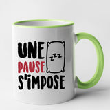 Mug Une pause s'impose Vert