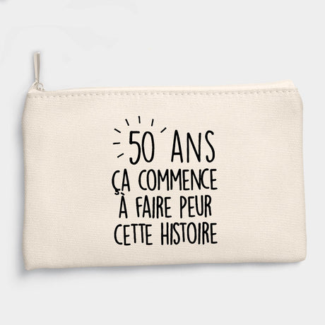 Pochette Anniversaire 50 ans Beige