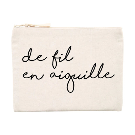 Pochette De fil en aiguille Beige