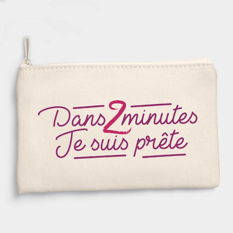 Pochette Deux minutes Beige