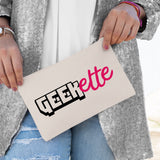 Pochette Geekette Beige