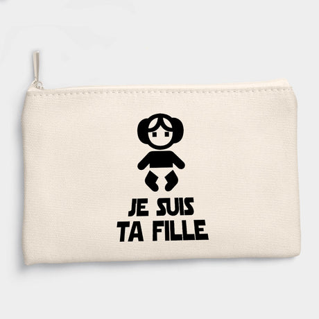 Pochette Je suis ta fille Beige