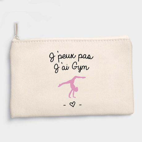 Pochette J'peux pas j'ai gym Beige