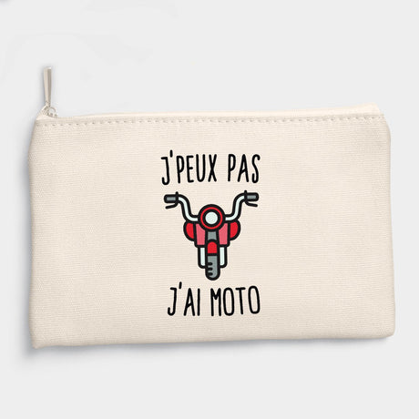 Pochette J'peux pas j'ai moto Beige